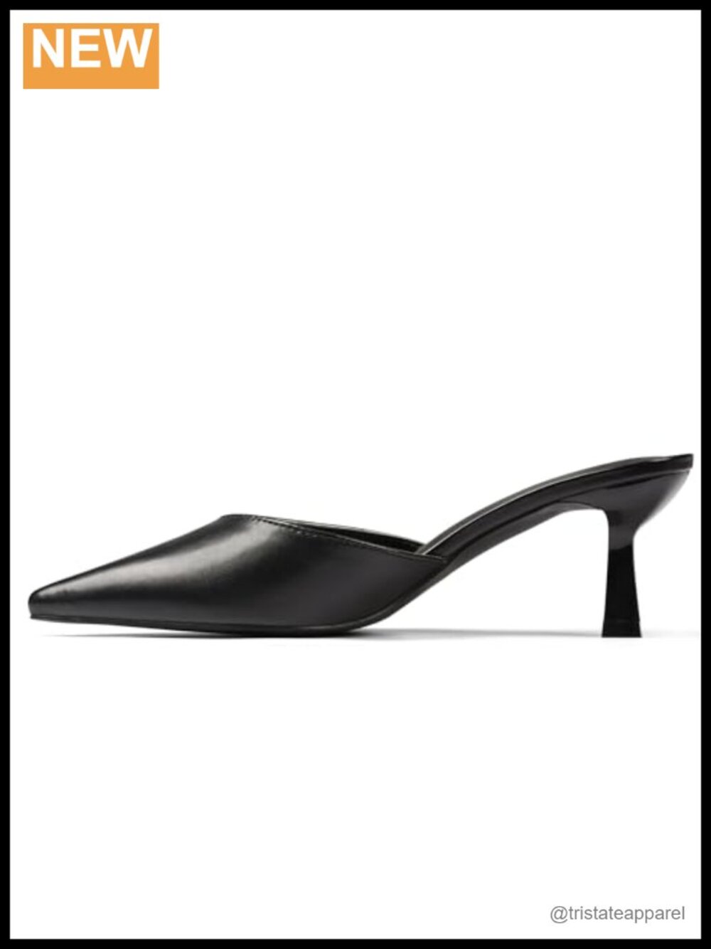 Kitten Heels Pointed Toe Slip On Mules Slingback Pumps Dress Party Wedding Shoes